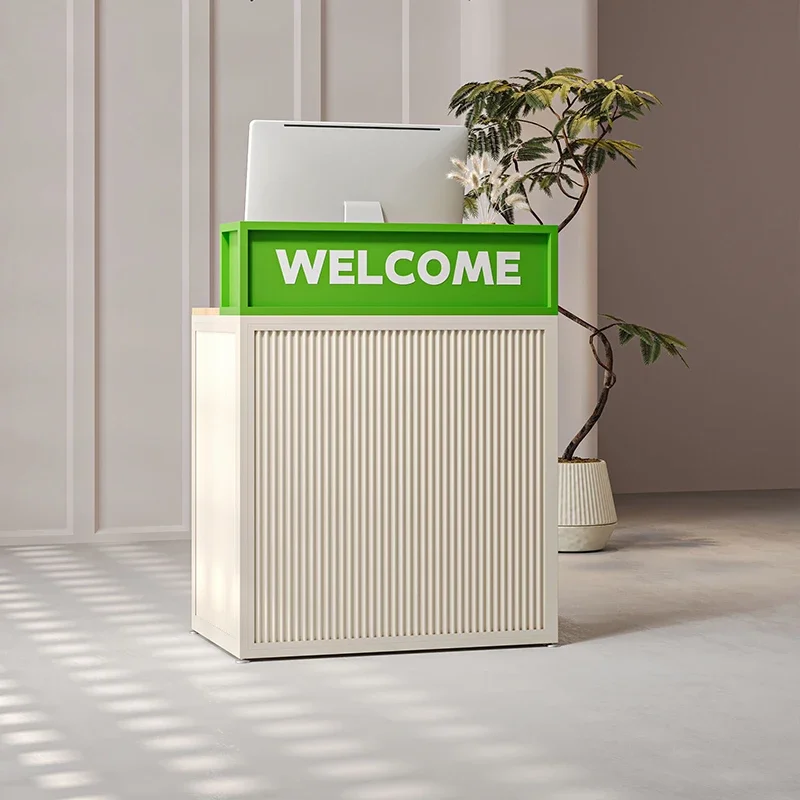 

Современные простые стойки регистрации, итальянский минимализм, дизайн, подиум, стойка для хранения, салон красоты, офисная мебель Ontvangstbalie