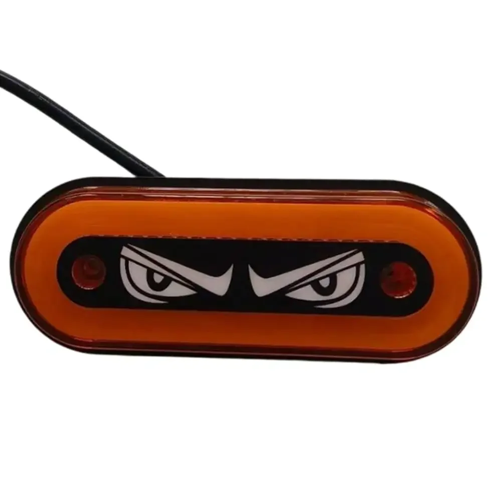 1Pcs 12V/24V LED Side Marker Lights for Trucks and Motorcycles Enhanced Visibility with Flashing and Constant Light Modes
