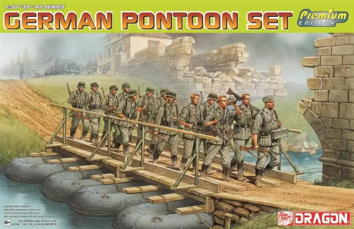 DRAGON 6532 1/35 Scale WW.II German Pontoon Set Model Kit