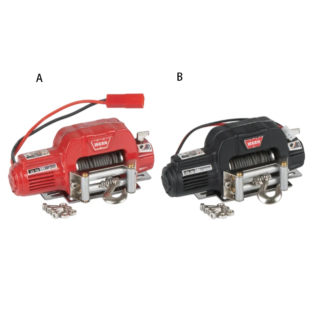 RCGOFOLLOW ونش معدني RC جزء السيارة الكهربائية Rc ونش معدني ل 1/10 SCX10 D90 TRX4 TF2 CC01 كابرا الزاحف #6