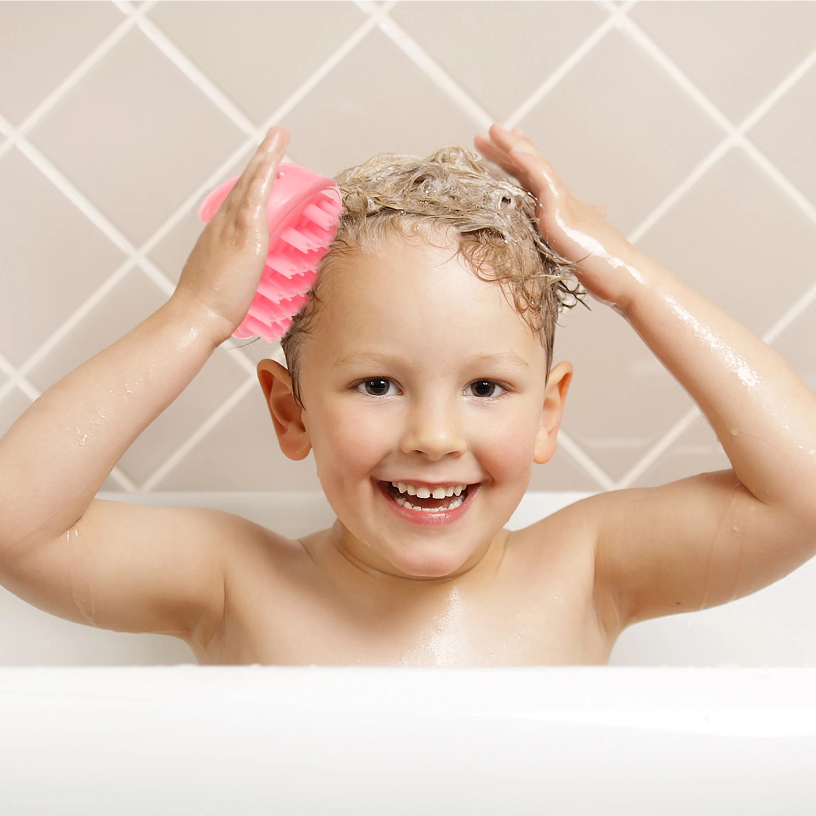 

Massage Shampoo Ergonomic Scalp Care Hair Brush Waterproof Gentle Skin Friendly Dual Scalp Massaging Brush Purpose Combs
