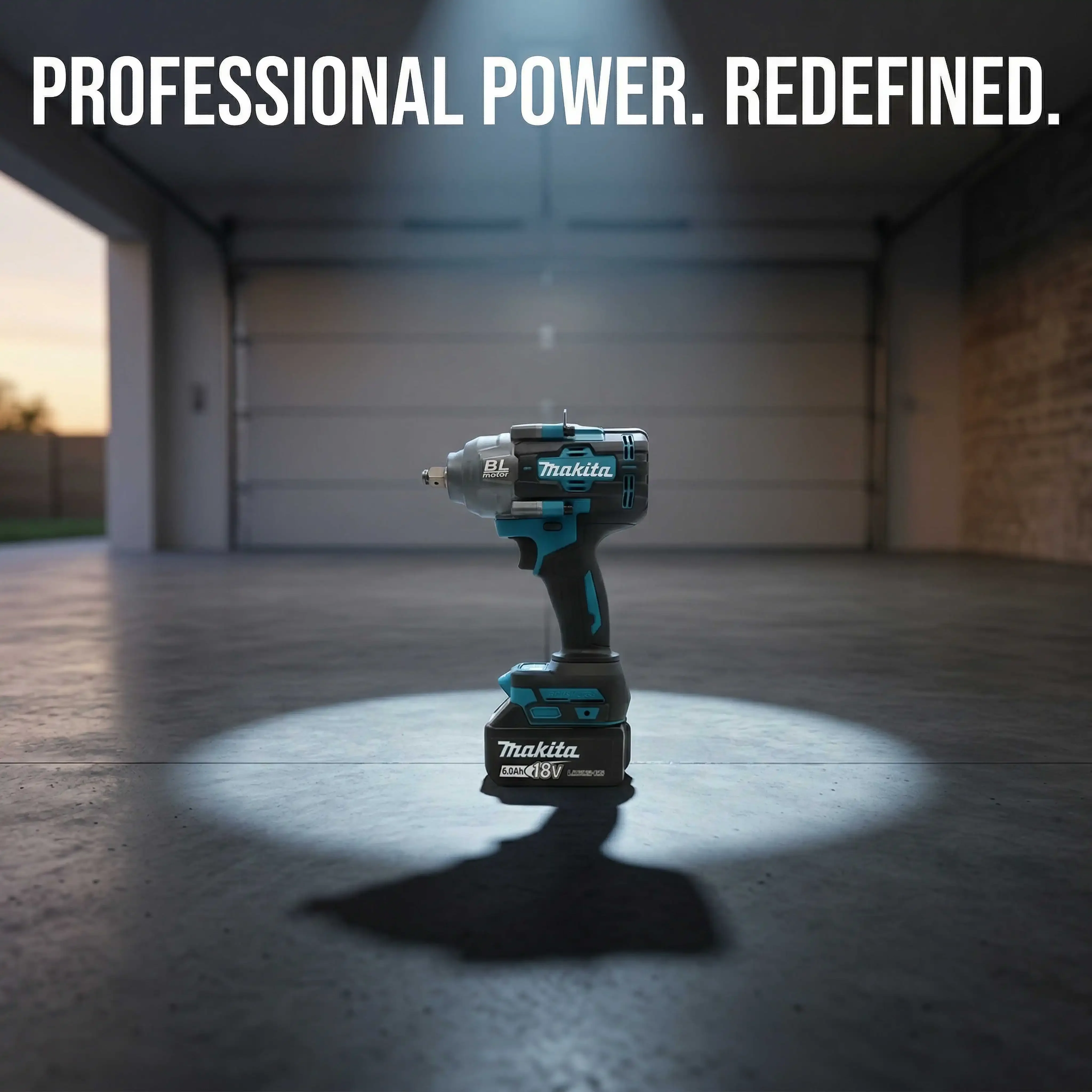 Makita 18V Lithium Brushless Impact Wrench 1000Nm Torque Gear For Auto Shop Tire Disassembly And Maintenance