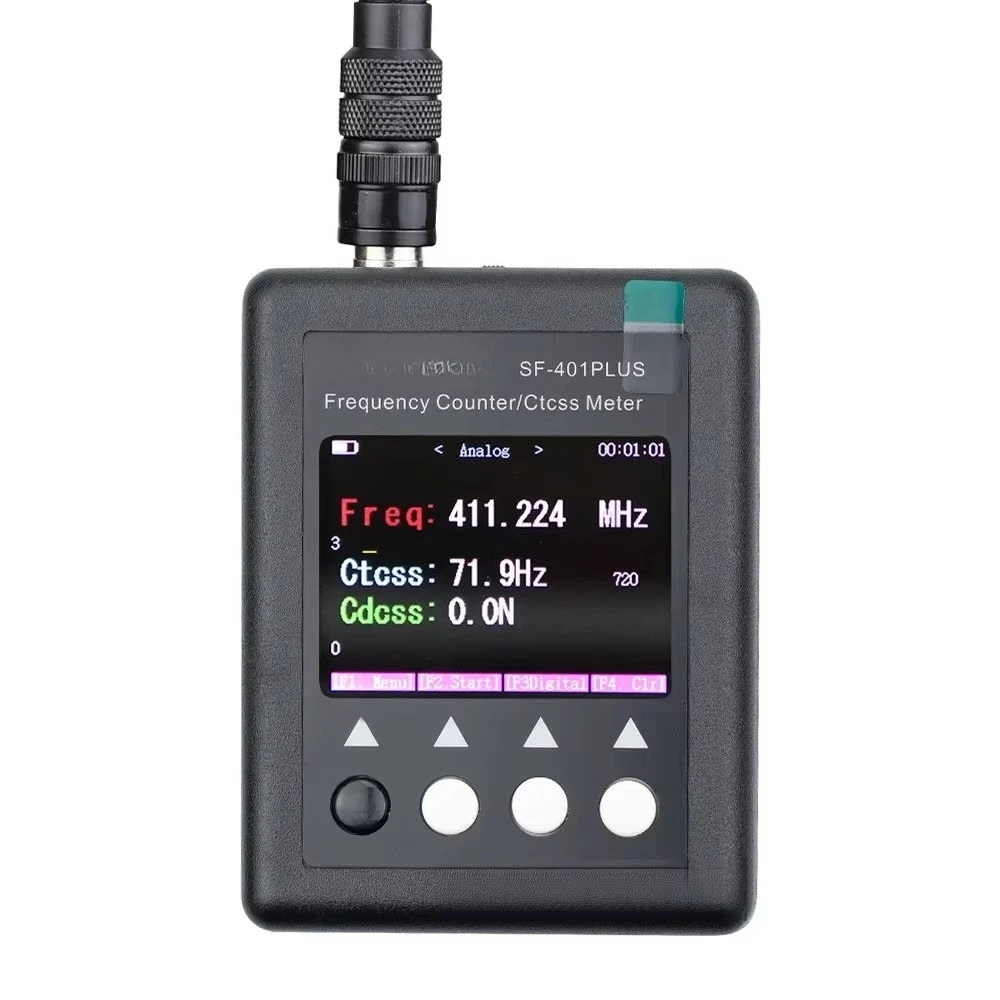 

Meter Counter 100Mhz-3000Mhz Portable Digital Display CTCSS/DCS Decoder Two-way Radio Surecom SF-401 Plus Hand-Held Frequency