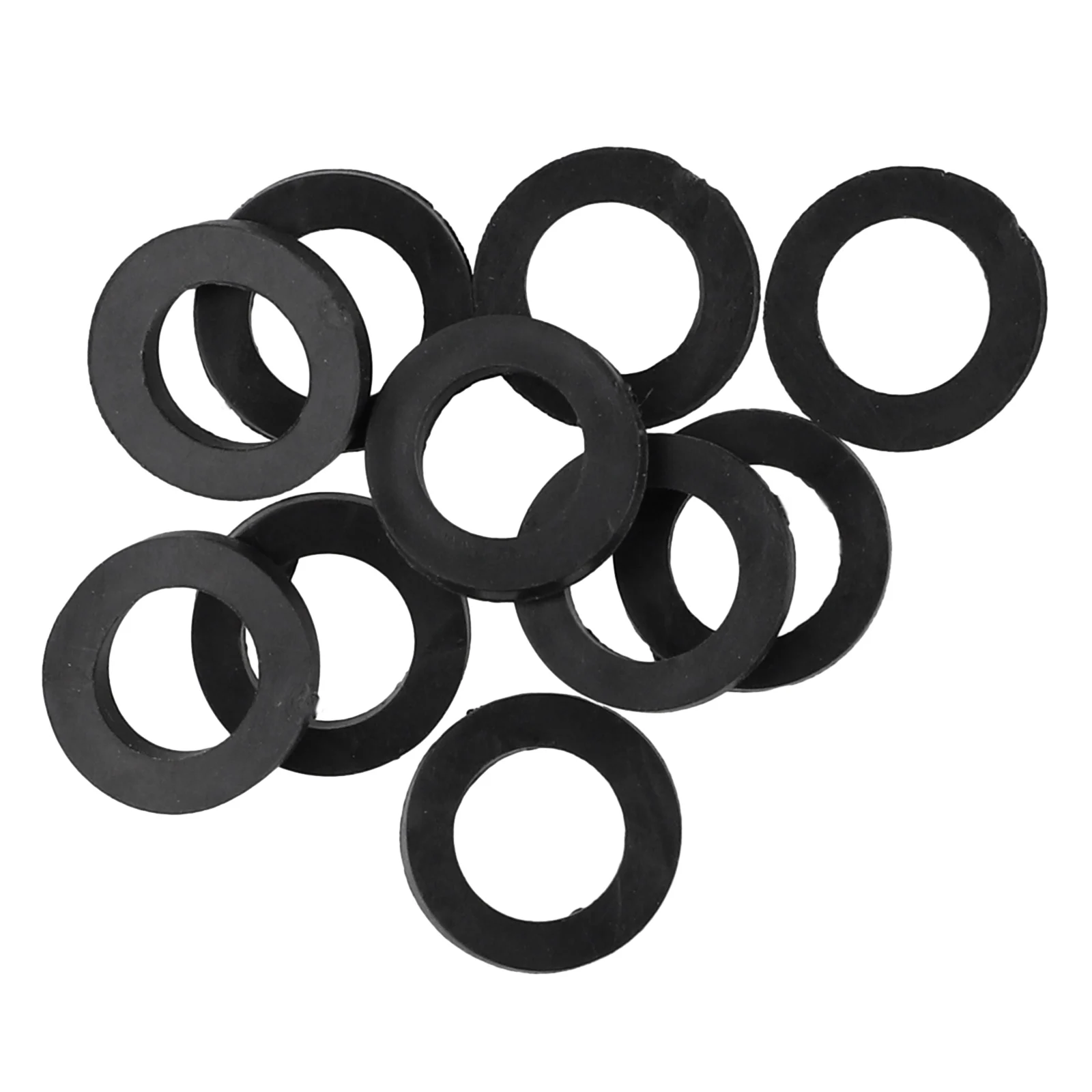 10PCS Black Rubber O Rings Replacement Shower Hose Seal Rubber Washers 1/2inch Pipe Bathroom Tap Washers Half Inch