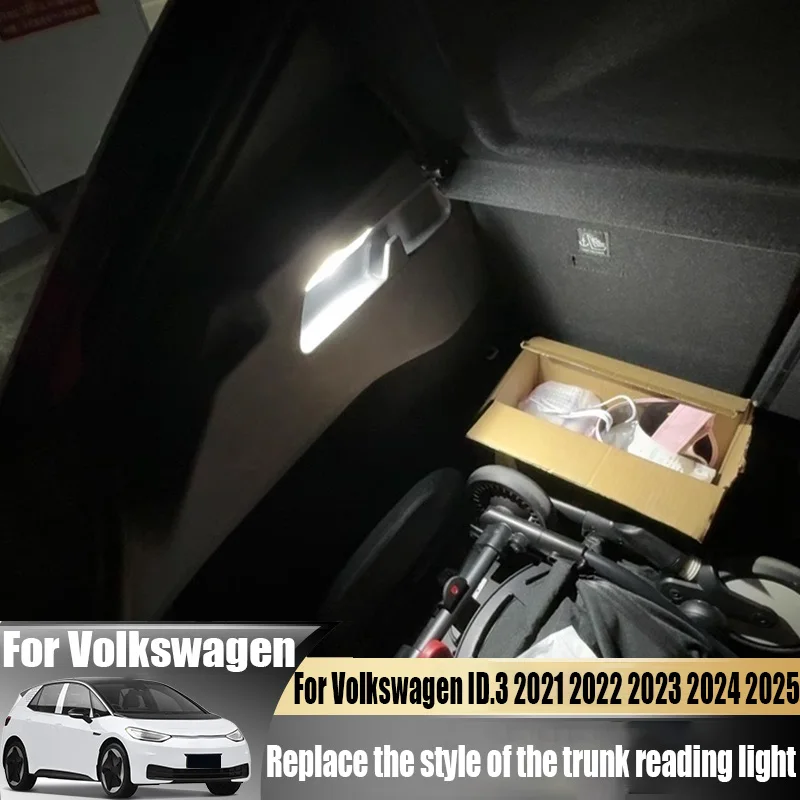 

For Volkswagen VW ID.3 ID3 2021 2022 2023 2024 2025 rear trunk reading light replacement LED rear trunk lighting bulb accessory