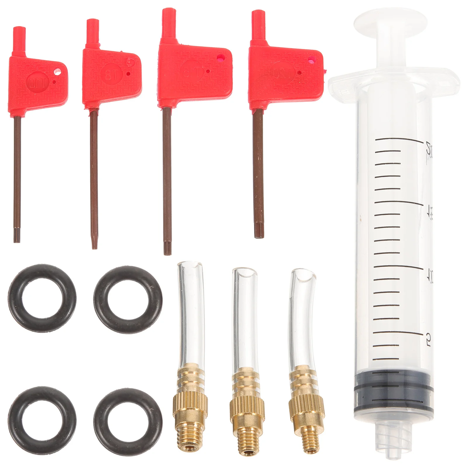 1Set Mending Brake Bleed Set Durable Construction Portable and Easy to Carry for Cycle Brake Repair Bleed Set Bicycle Tool