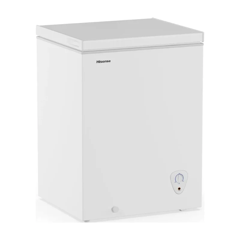 Hisense 5 cu ft Garage Ready Chest Freezer, White,  33.6