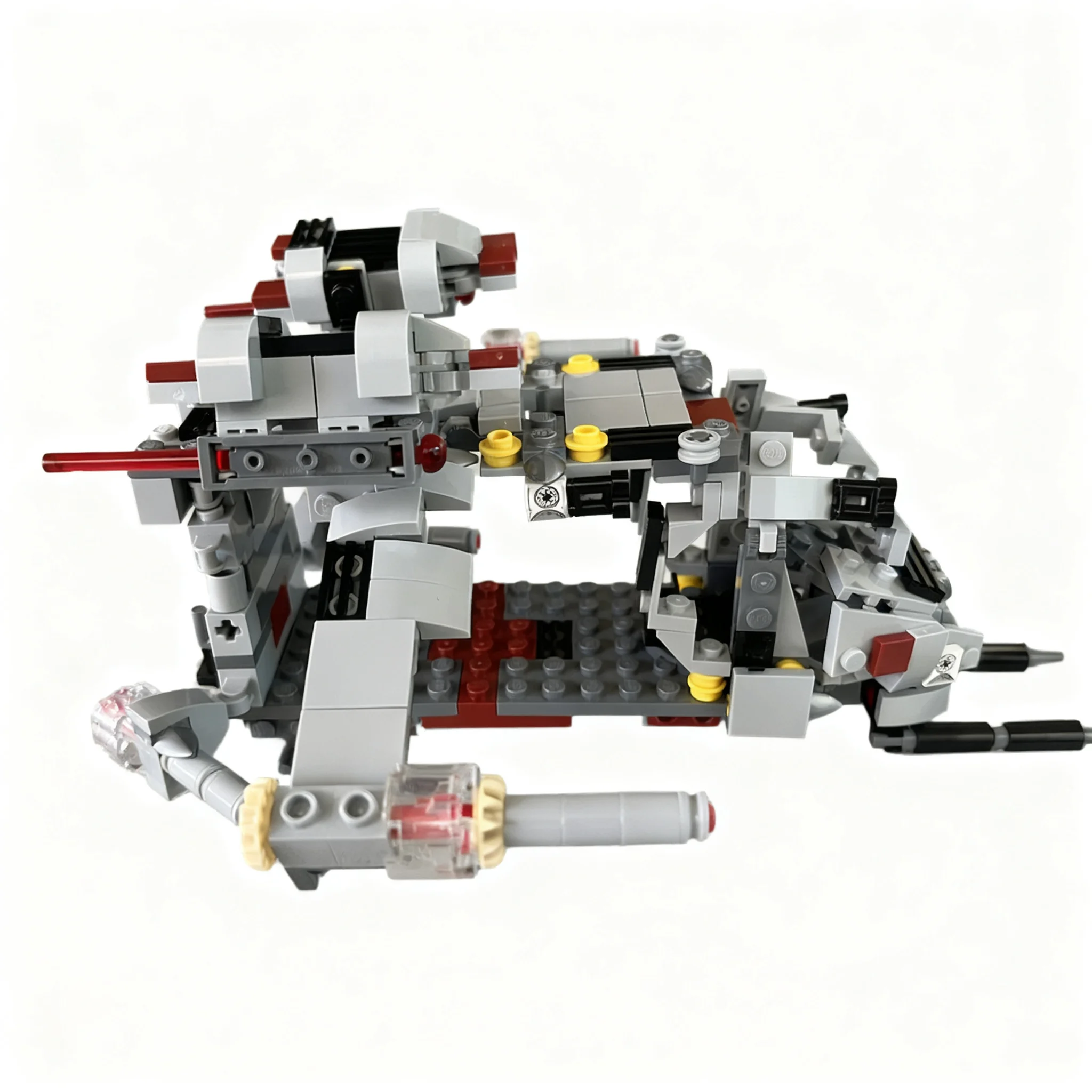 368pcs MOC Star Battle Low Altitude Assault Gunship X4 Alt Build Model Toys Building Blocks Architecture Christmas Gift 3D Art