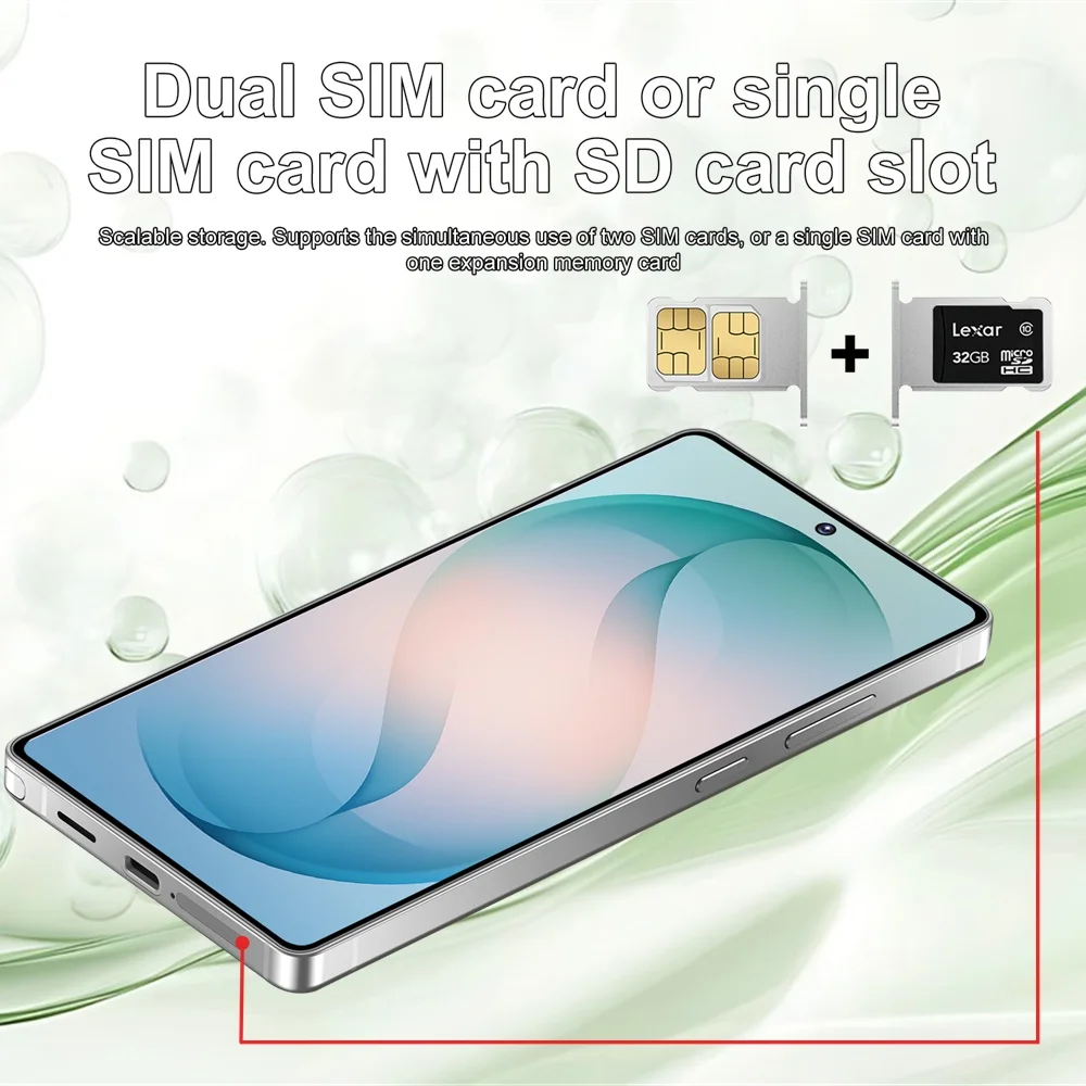 K-Touch S27 Ultra Mobile Phones Android 15 Smartphone 7.3HD Cheap 4G 5G Dual Card Dual Standby Cell Phone 7800mAh WIFI GPS Global Version Cellphones