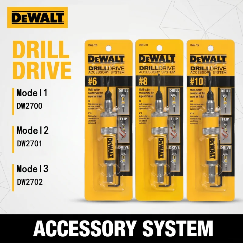 DEWALT Drill/Drive Unit DW2700 DW2701 DW2702 2in1 Drill Drive Unit Woodworker Wood Drilling Holes Driving Screws #6#8#10