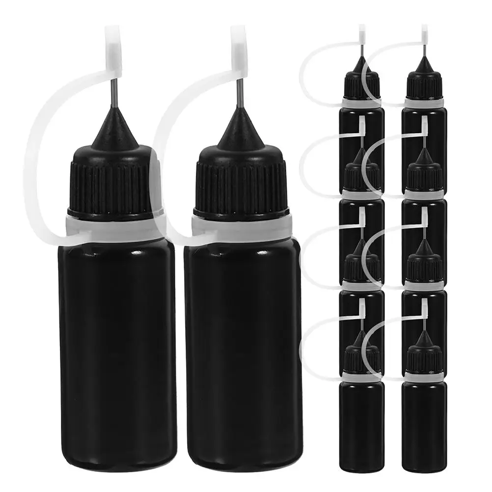 

15 Pcs Liquid Oil Glue Water Bottling Squeeze Bottles Stainless Steel Needle Tip