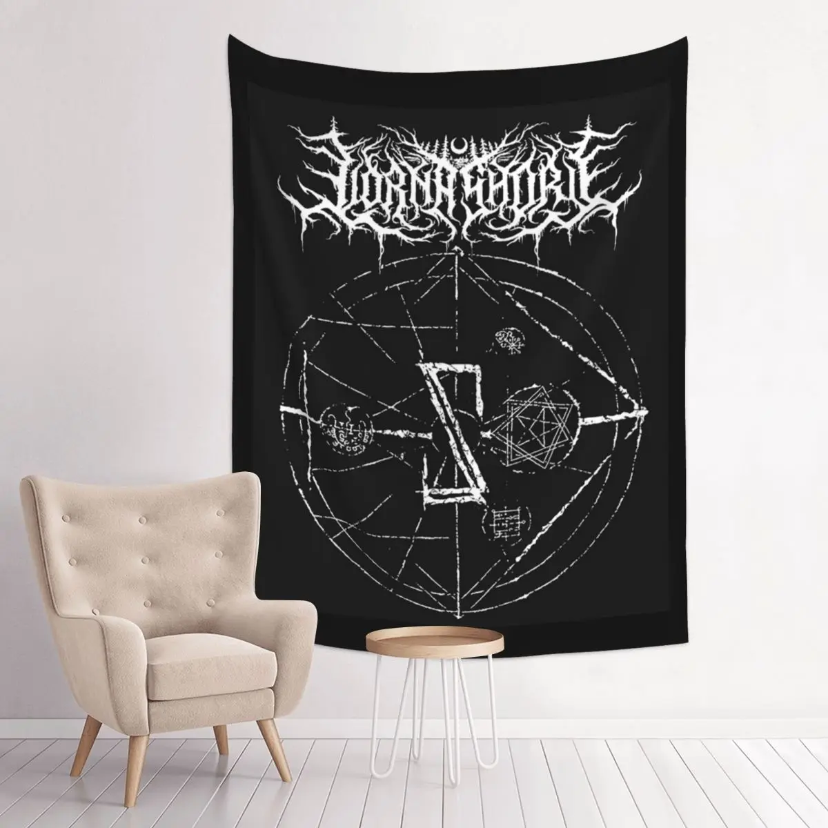 Lorna Shore Tapestry Bohemian Polyester Wall Hanging Wall Decor Background Cloth Art Tapestries