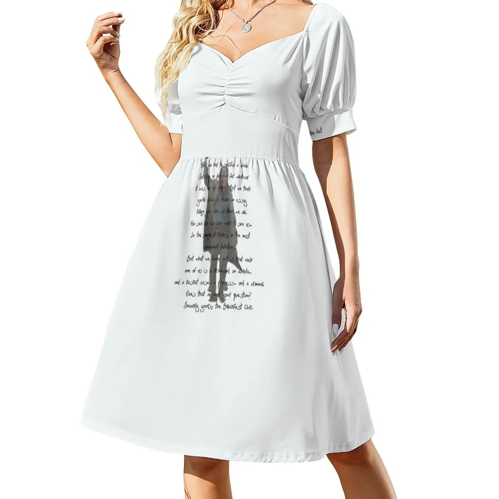 

The Breakfast Club Short-Sleeved Dress long sleeve dress ceremony dresses summer women's dress 2025