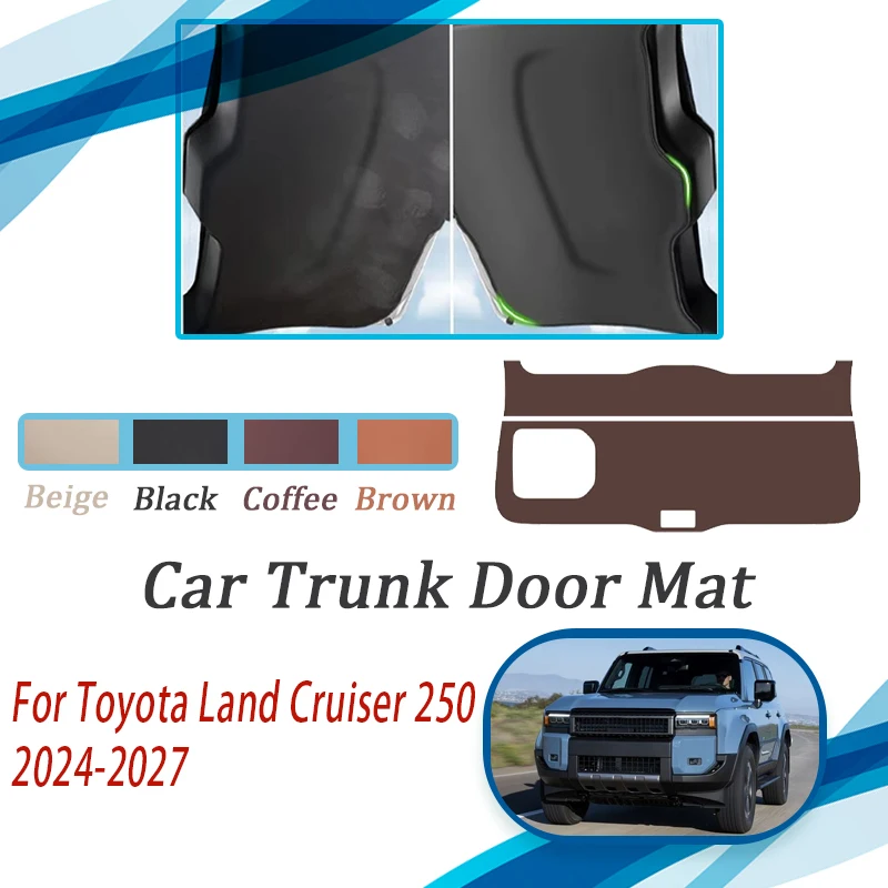 

Car Tailgate Pads For Toyota Land Cruiser Prado 250 J250 LC250 2024-2027 Leather Cover Trunk Door Cargo Mat Rug Auto Acesssories