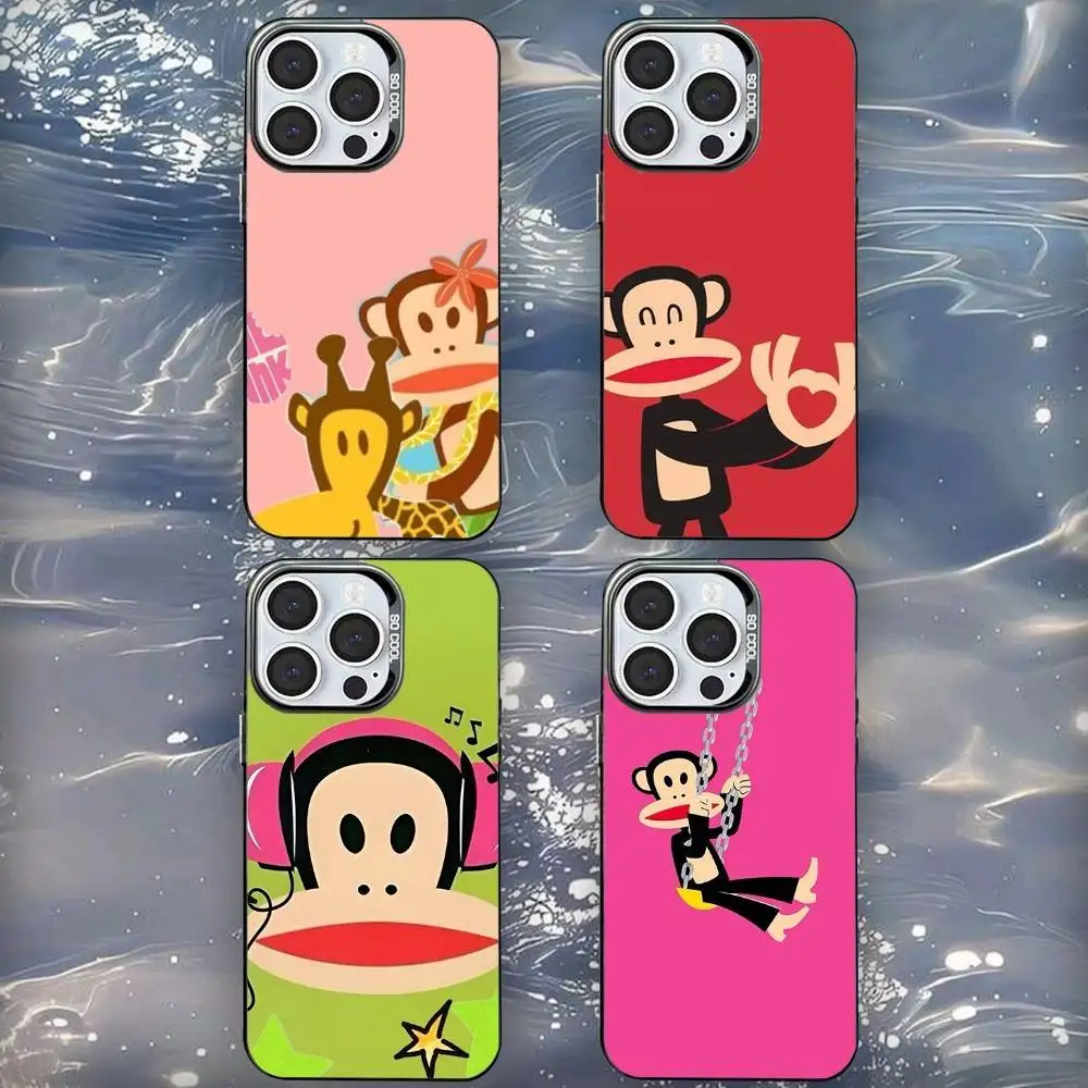 

P-Pauls Cartoon F-Franks Phone Case For iPhone 16,15,14,13,12,11,Mini,Pro,SE,MAX Black Matte Shockproof Cover