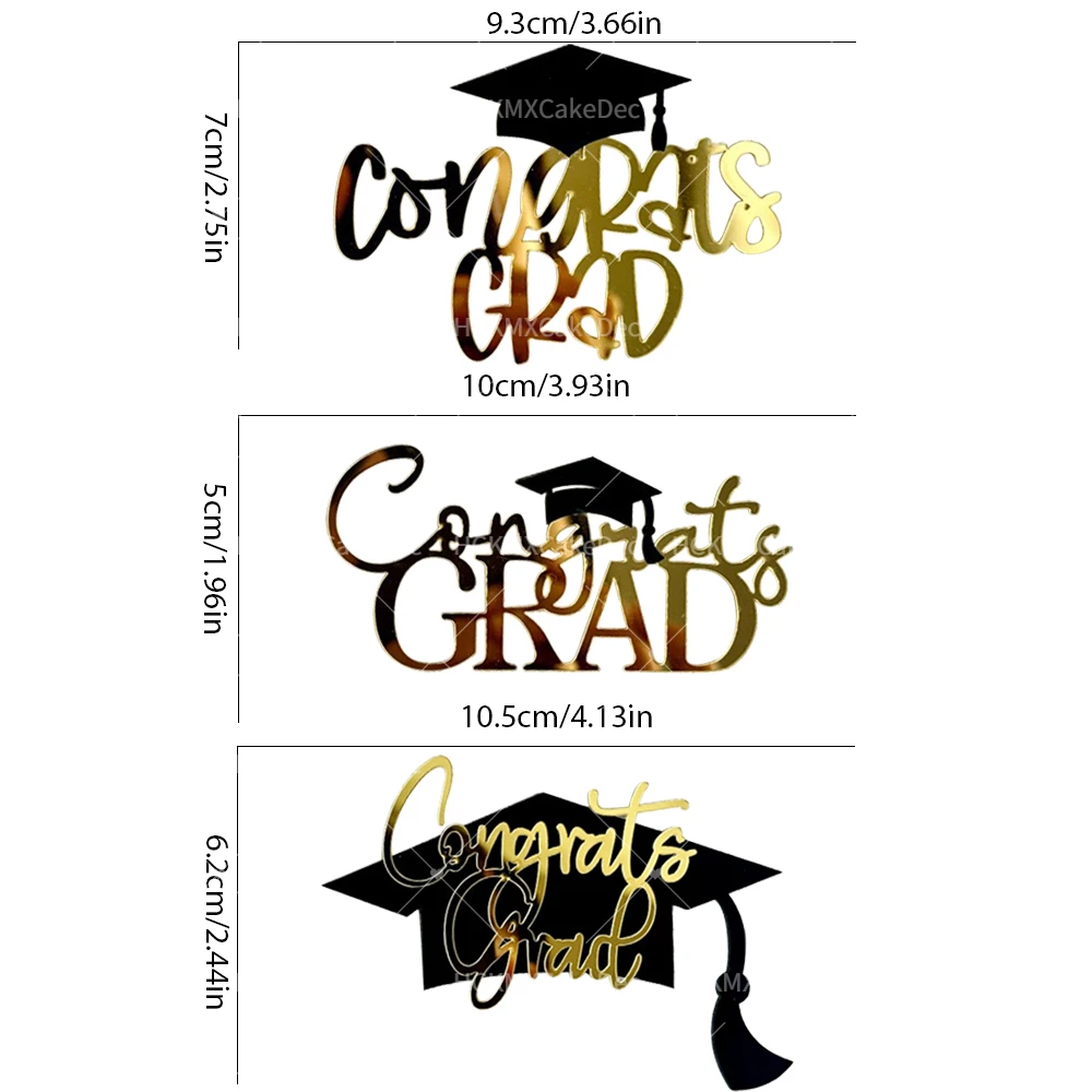 5 قطعة/1 قطعة الذهب كعكة التخرج توبر الدكتوراه قبعة كعكة توبر لحفلة التخرج الاكريليك كعكة توبر كعكة لوازم الديكور
