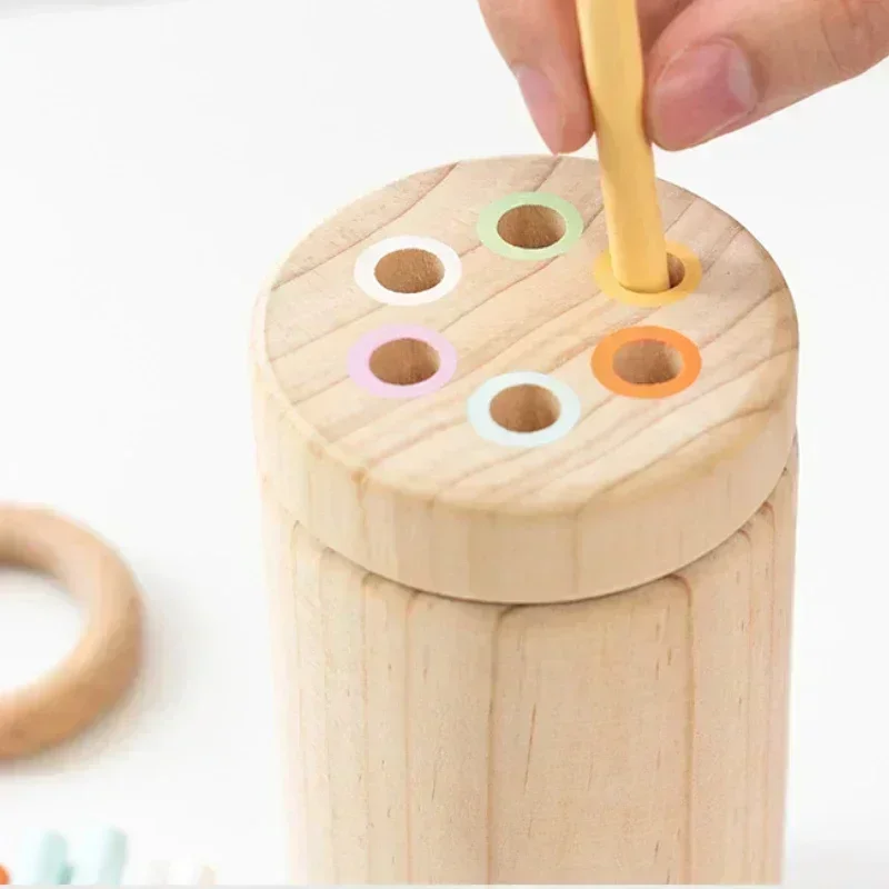 Jouets en Bois Montessori pour ApprentiCumbria des Mathématiques, Bâton de Tri et d'ApprentiCumbria de la Motricité Fine pour Enfant