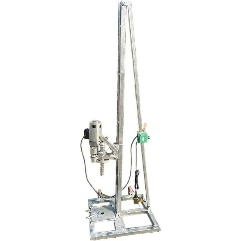 Household small drilling machine, horizontal road piercing machine, two electric water well drilling rigs