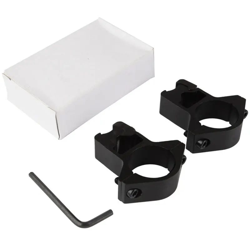 ToopMount Adaptateur d'anneaux de Montage Dovetail Rail 11mm Rail à Queue d' aronde pour Fusil Scope Ring Aluminium Tactical Low Profile 25.4mm