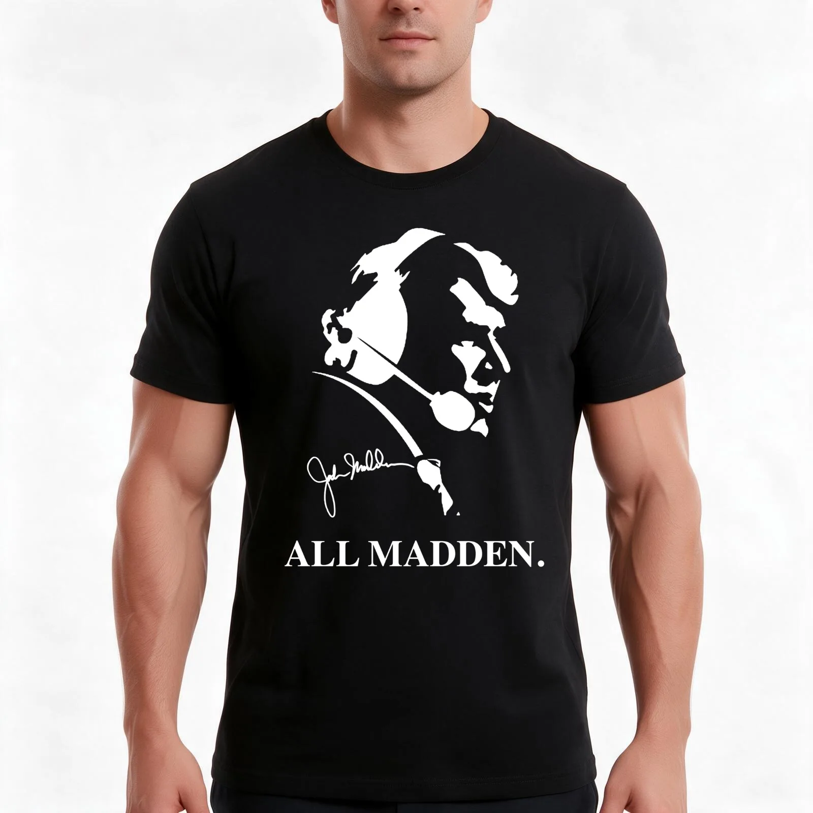 All John Madden RIP, John Thank You Legend, 1936-2021, Rest in Peace 2020 Tee shirt, Signature, Legend Never Die, All Ma T-Shirt