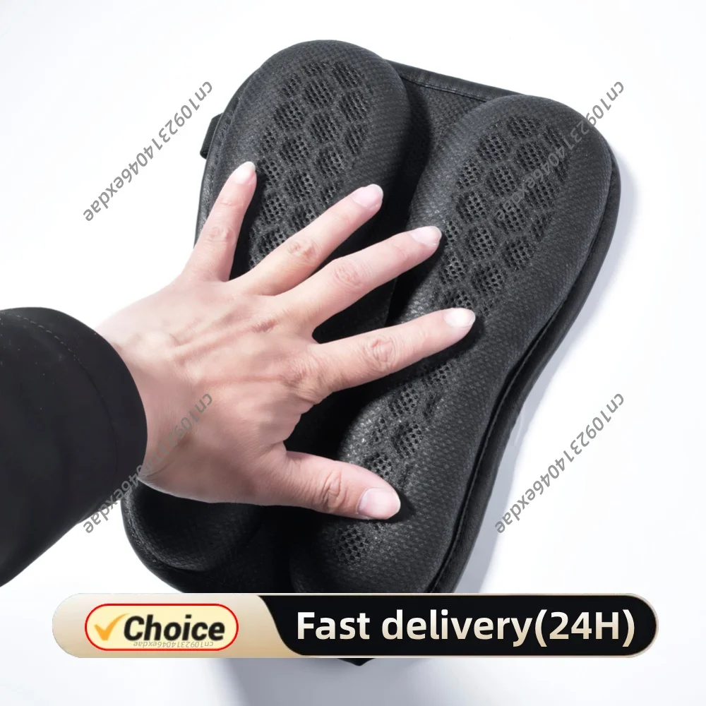 Motorcycle Seat Cushion Breathable Motorcycle Rear Seat Pad Soft Shock Absorbent Motorbike Accessories for Summer Riding Cycling
