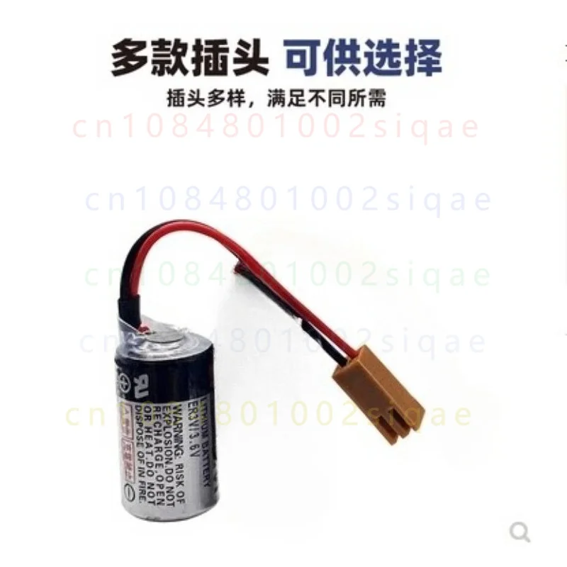 1pcs FOR Toshiba ER3V 3.6V Lithium Battery JZSP-BA01 For Yaskawa CNC Servo Drive Absolute Encoder Backup Power