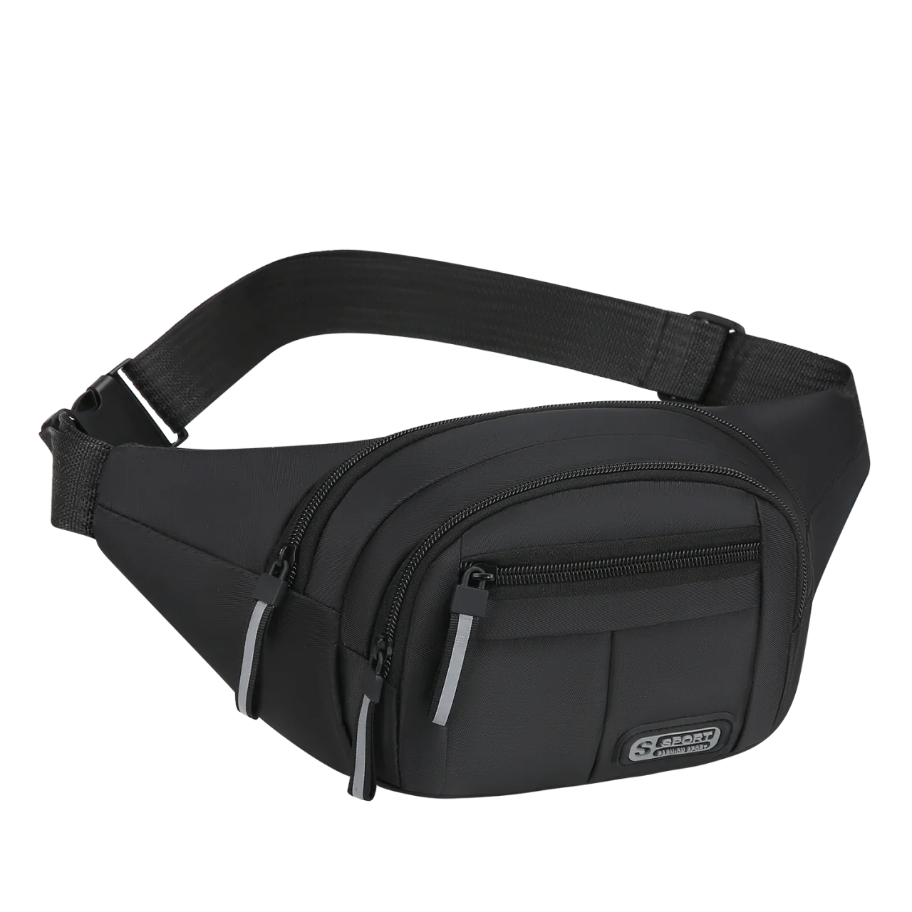 Lightweight Multi-pocket Sports Waist Bag, Water-resistant Portable Fanny Pack for Outdoor Running