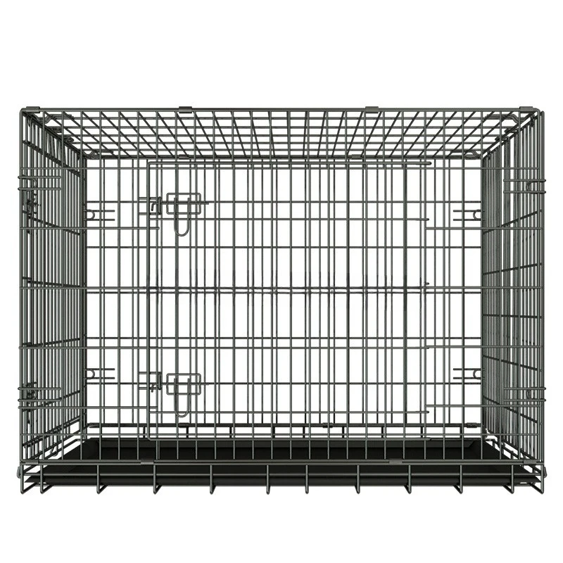 

Modern Wire Kennel Foldable Pet Fence with Button Close