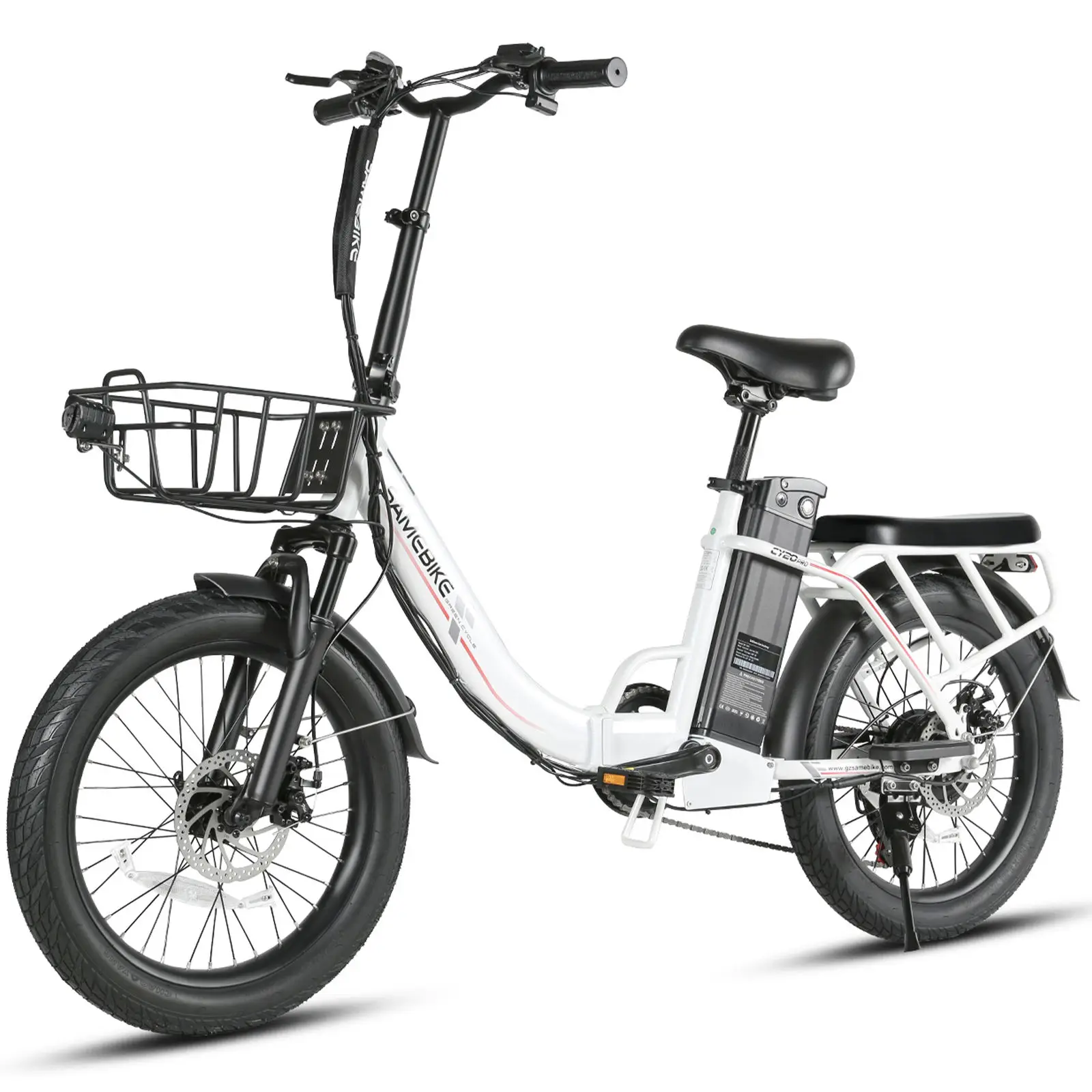 Lightweight CY20 Folding Electric Bike 350W Motor 36V15AH Battery Mountain E-Bike 20-Inch Tire Urban Commuter Electric Bicycle image 4