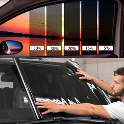 Window Tint Film for Cars Privacy Car Shade Front Windshield Heat & UV Block Blackout Window Film Auto Car Windshield Sun Shade