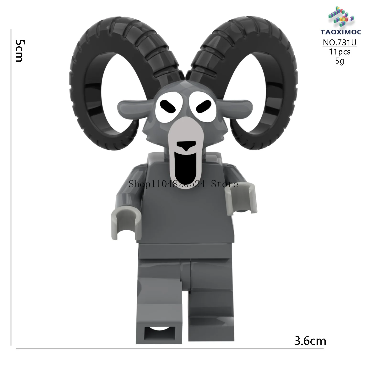 99 noites na floresta veado coruja cabra monstro blocos de construção conjunto modelo montado blocos de construção brinquedos das crianças boneca de plástico