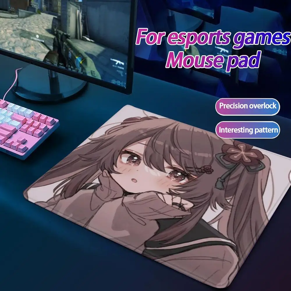 

Genshin Impact Mouse Pad Small Mouse Pad Desk Pad Desktop Computer Keyboard Wireless Mouse Boy Girl Gift for Play games Coasters