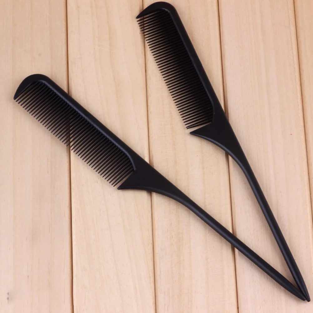 

6pcs Plastic Hair Comb Skin-Friendly Anti-Static Massage Comb For Home Dorm Hotel Lightweight Hairdressing Tool Scalp Care