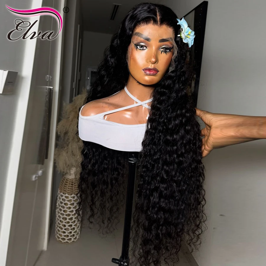 Double Drawn Burmese Curly 250% Density 13X6 Transparent Lace Front Glueless Wig Human Princess Hair Ready To Wear For Woman