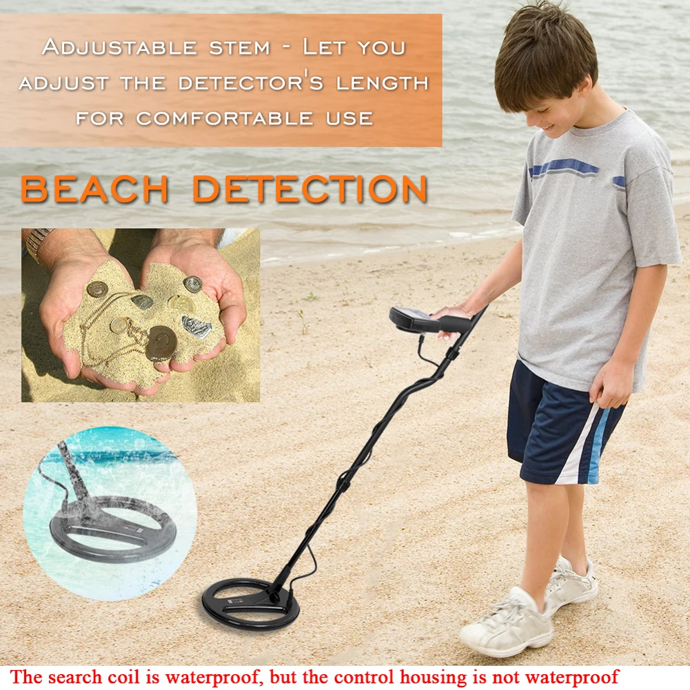 MT705 Metal Detector Pinpointer 270mm 18.75KHZ Waterproof Search Coil Gold Detectors Treasure Hunter Tracker Metal Finder