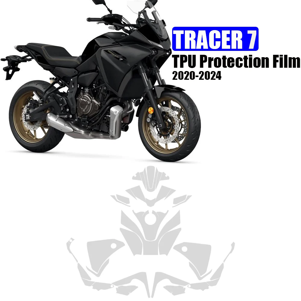 

For Yamaha Tracer 7 Accessories Complete Paint Protective Film Fairing TPU Protection Kit Tracer7 Set Body Transparent Stickers