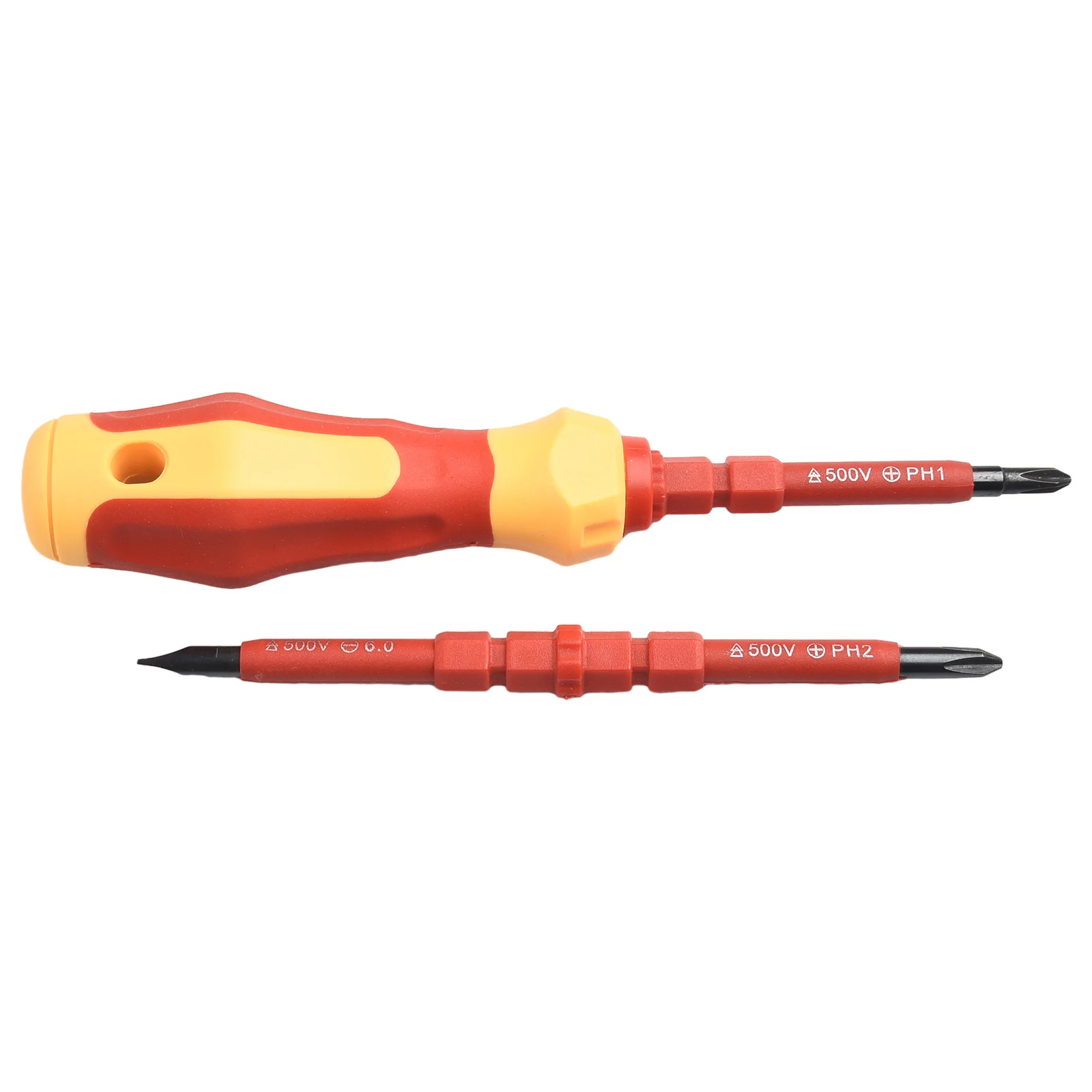 3 In 1 Insulated Screwdriver Set PH1 PH2 Multi-Purpose Screwdriver Electricians Slotted Cross Screwdriver Bit Tools Kit/Set