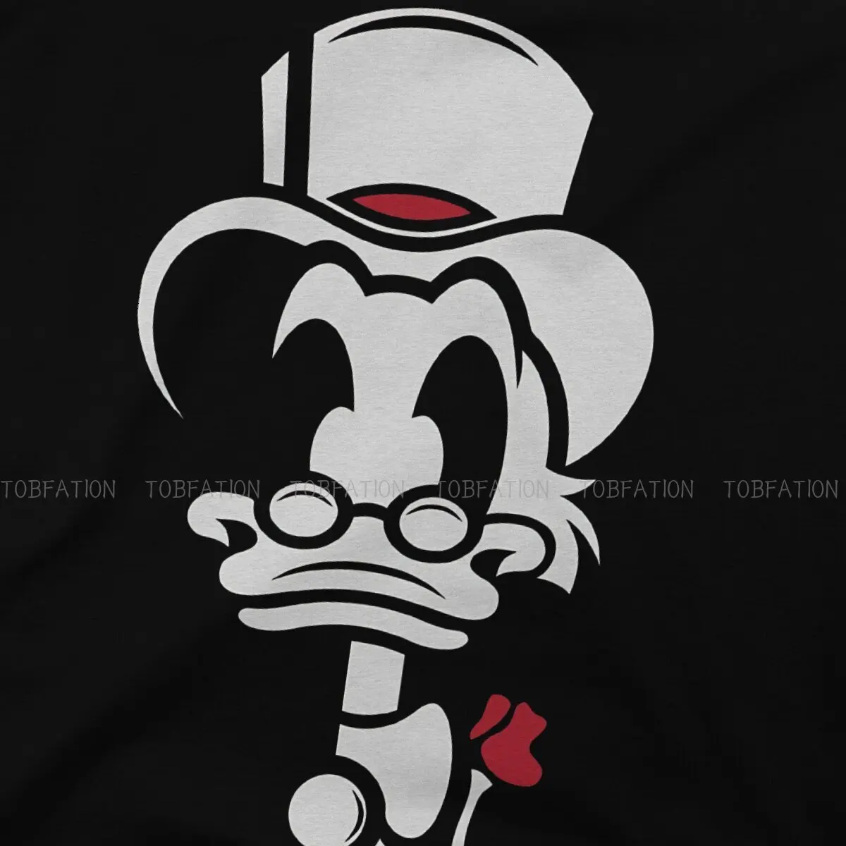 Scrooge McDuck The Uncle TShirt For Men Disney Donald Duck Cartoon abbigliamento Style T Shirt morbida stampata allentata