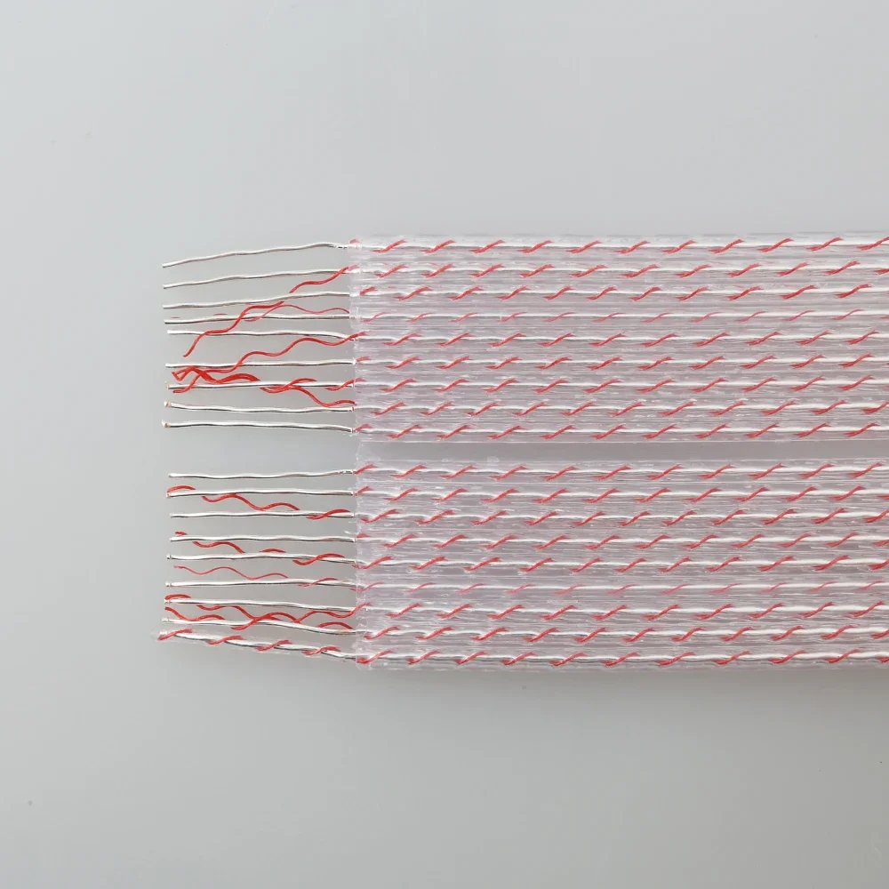 Neues Nordost FC02ag versilbertes flaches Lautsprecherkabel im nordischen Stil, flaches High-End-Lautsprecherkabel unterminal