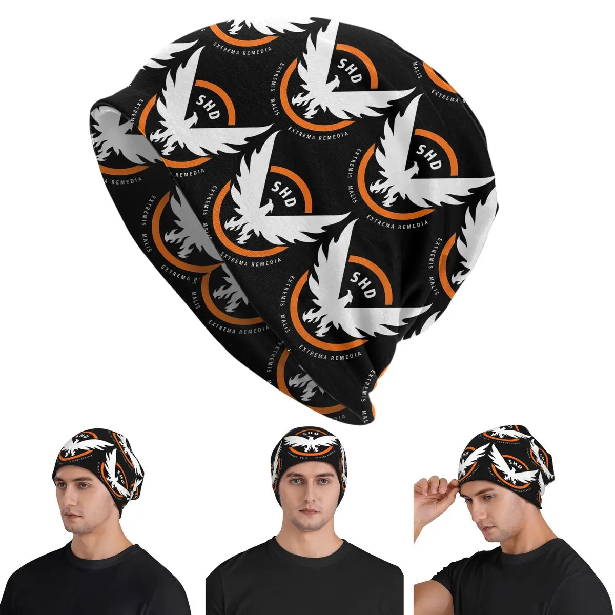 Game Tom Clancys The Division SHD Seal Warm Knitted Cap Hip Hop Bonnet Hat Autumn Winter Beanies Hats for Men Women Adult