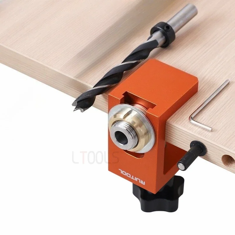 Woodworking Cabinet Door Installation Jig Cupboard Door Clamp Hidden Rebound Device Positioning Punch Detachable Auxiliary Tools