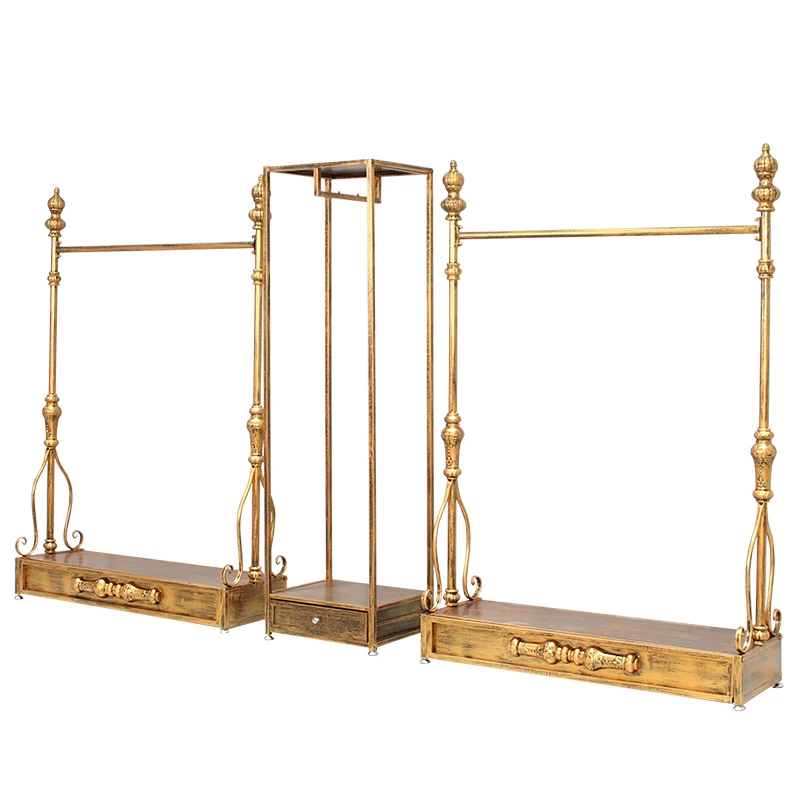 

Clothing store shelf display racks, high-quality women's clothing store hangers, high-end furniture