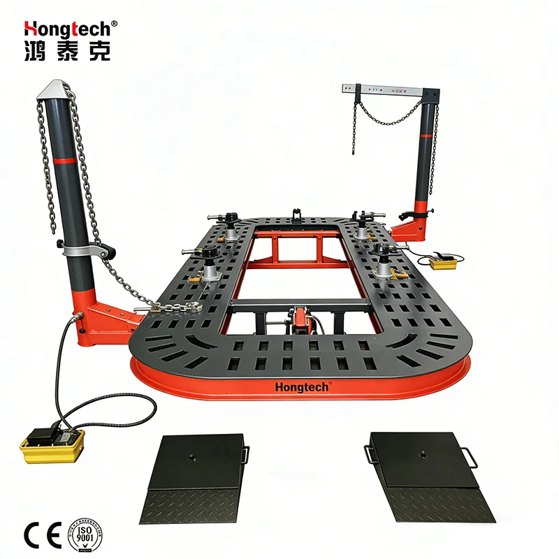 Hongtech HOT-M4 Steel Metal Car Body Repair Equipment & Pulling Bench Dent Puller Machine With Welding Spotter CE Certified