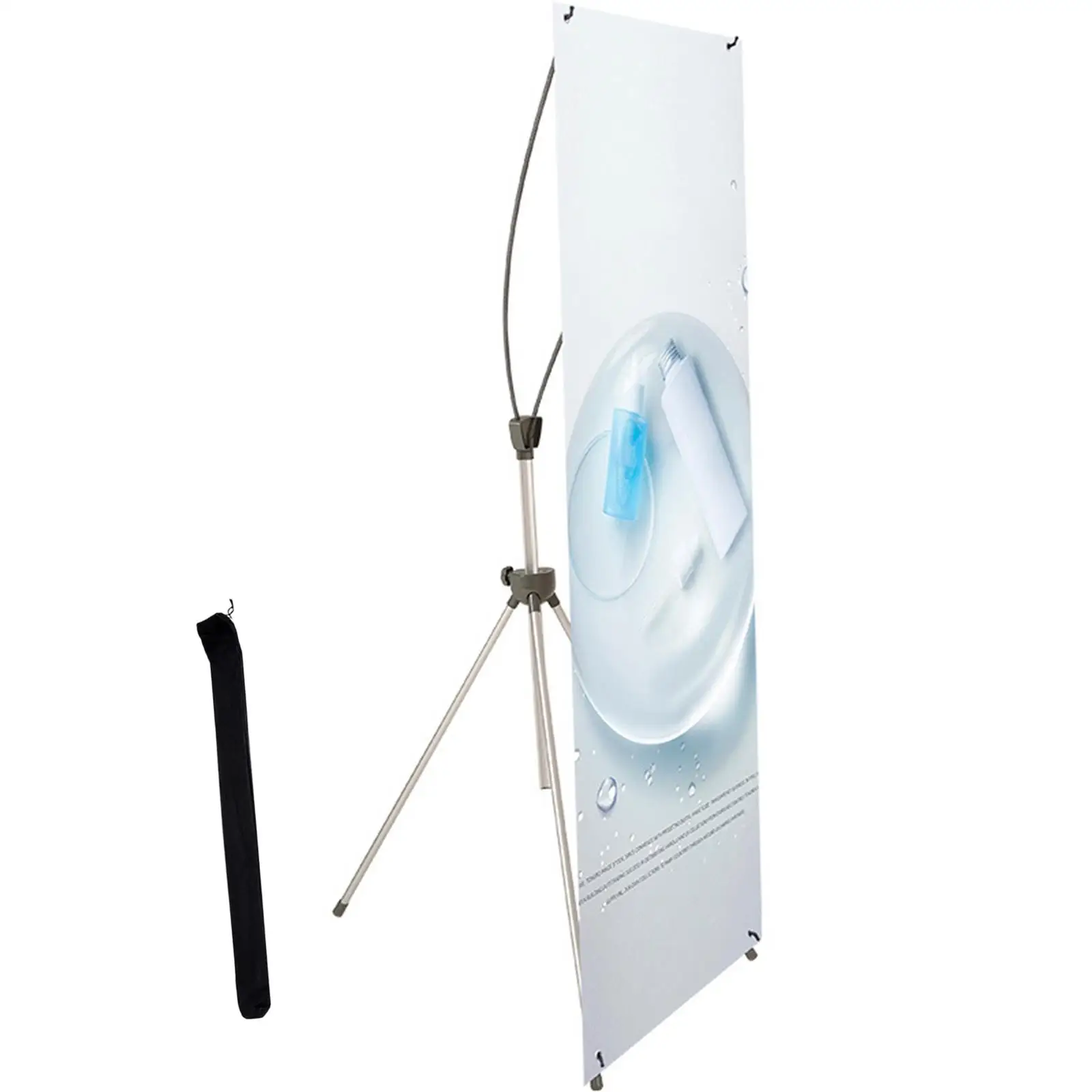 

Adjustable Sign Stand Banner Display Rack Retractable Poster Board Stand Poster Holder for Fairs Store Vendor Events Business