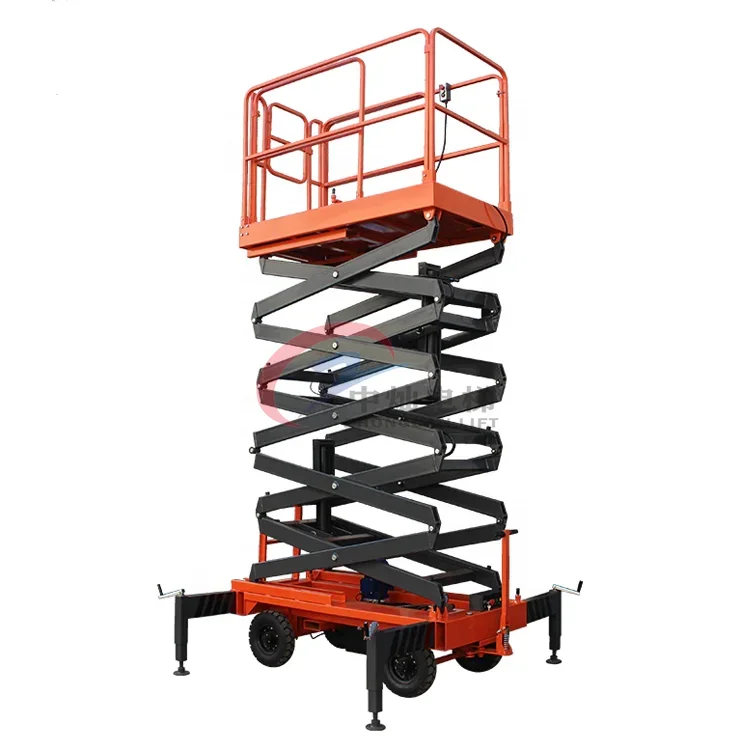 12 m 16m 300kg Portable Scissor lift Table Hydraulic Electric Lift Mobile Scissor Shear Fork Lift Platform