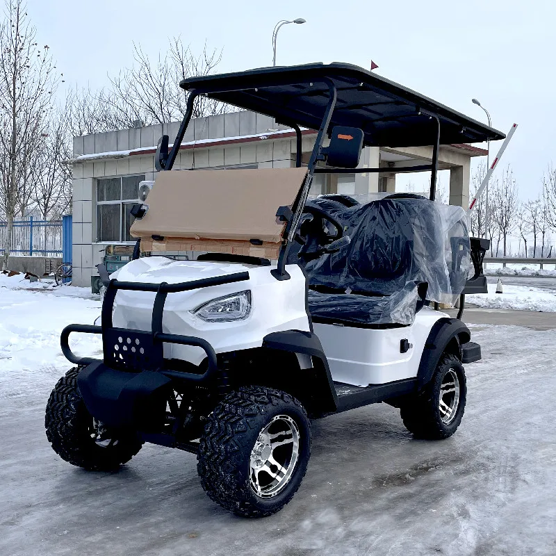 

Factory Direct Street Legal 4 6 Passenger Lithium Battery Folding Electric Golf Cart 4 Wheel Passenger Electric Small Car