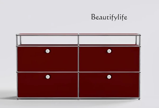 

Kitchen module storage tea combination cabinet Bauhaus medieval side cabinet