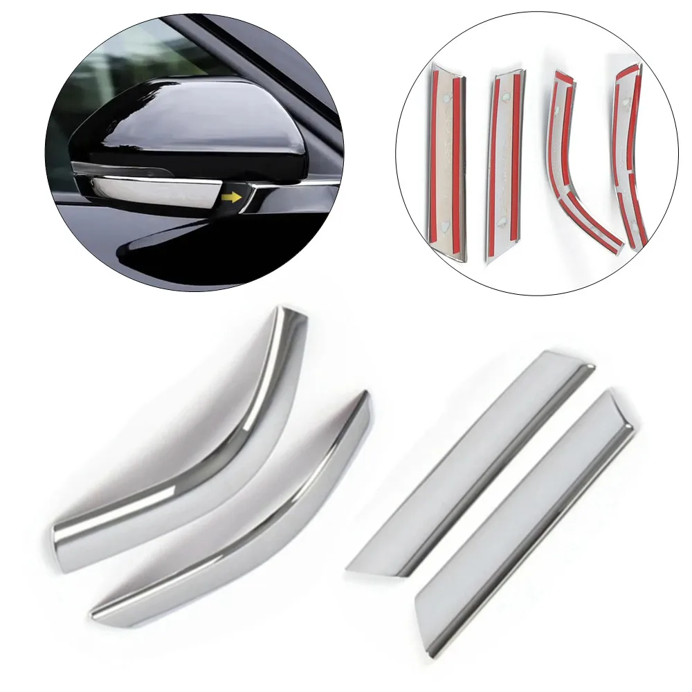 

ABS карбон/хром для LHD Ford Explorer 2020-2024 автомобиля, боковое зеркало заднего вида, полоса, внешняя накладка на крыло, молдинговые детали