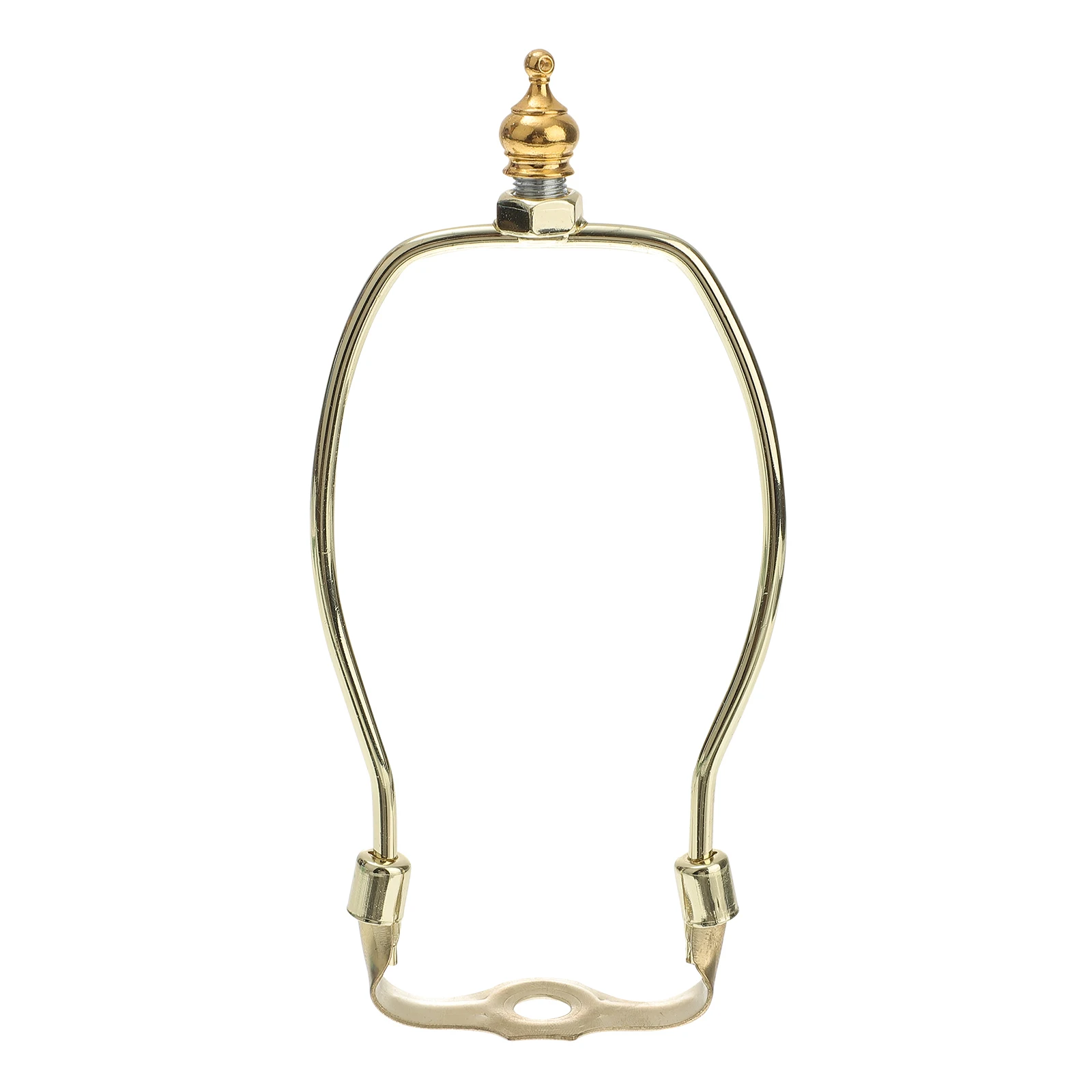 

6Inches FloorLamps CowHornStand LampshadeBracket LightHarpFrame DurableMetal EasyInstallation HomeDecor HornLampBracket