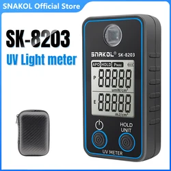 SK8203 Digital UV Illuminometer Professional UV Tester Ultraviolet Meter uvb Measurement Portable Photometer Uveometro Detector